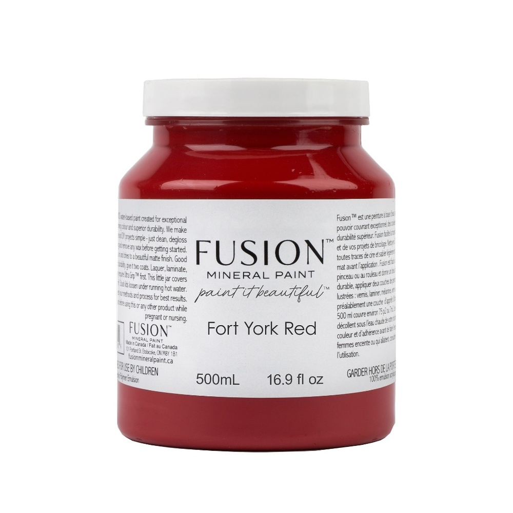 Fusion Mineral Paint Fort York Red